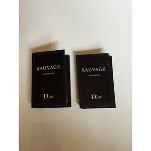 Dior Sauvage Eau de Parfum EDP Sample Spray Vials 1ml 0.03oz Lot of 2 F186099000